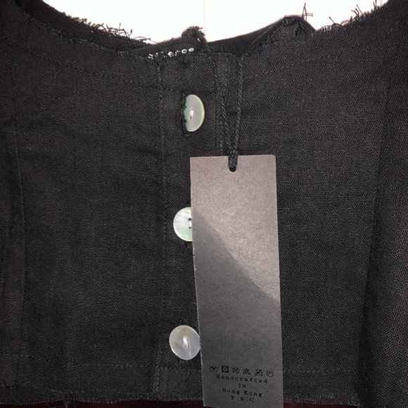 Shades of Silence linen two piece skirt set - Picture 4 of 5